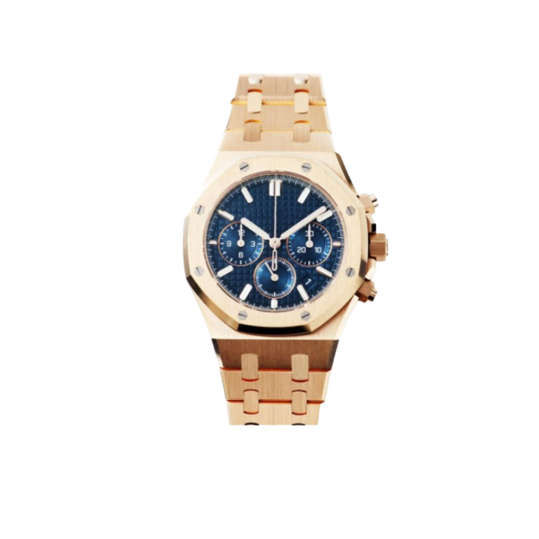 Monarch Octa Chrono Rose Gold Blue