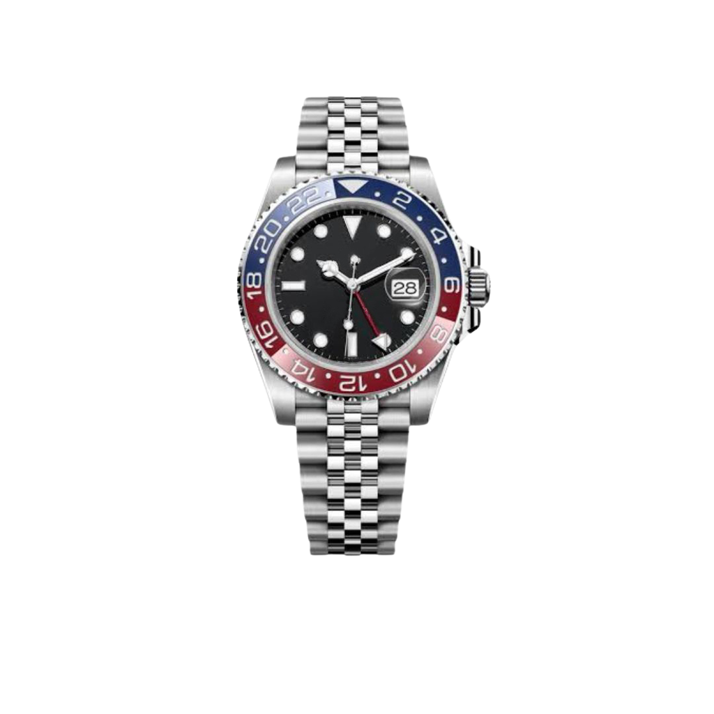 Aeterna Dual-Time Crimson Navy